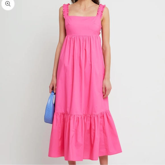 {OPT} Anthropologie Brand New Maude Pink Dress